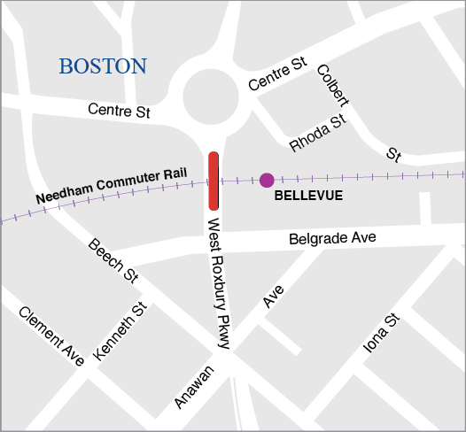 Boston: Bridge Reconstruction/Rehabilitation, B-16-181, West Roxbury Parkway over MBTA